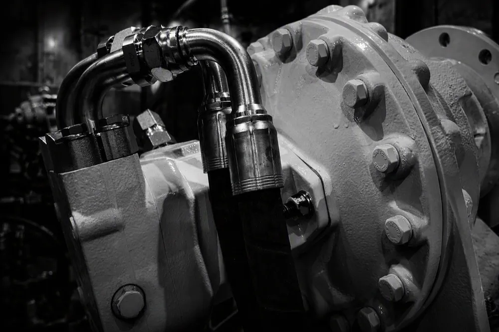 A Cesco tradesman fabricating mixer components in the Brisbane factory