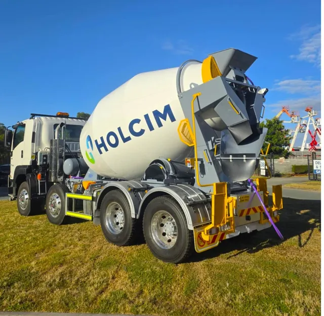 Holcim-branded Cesco mixer truck