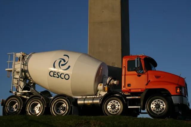 Orange Mack with Cesco mixer bowl in golden-hour light